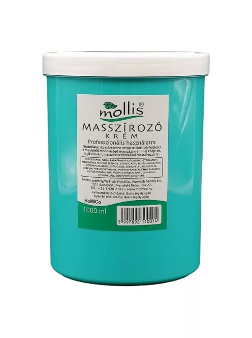 MOLLIS Masszírozó Krém 1000 ml