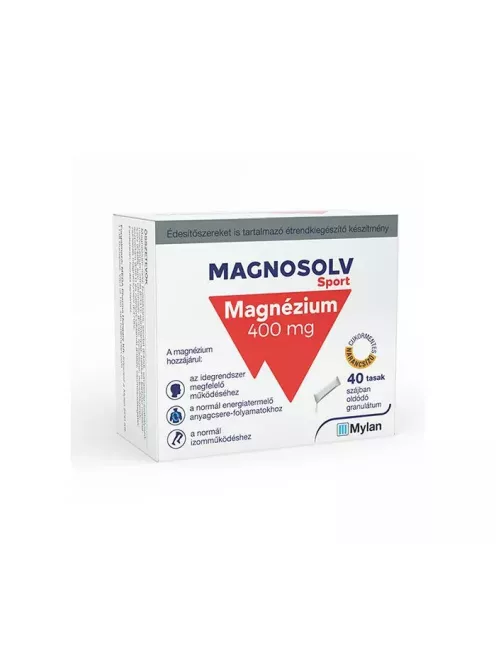 MAGNOSOLV Sport 400mg Granulátum 40 tasak
