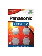 PANASONIC CR2032 lítium gombelem 3V 4db/csomag