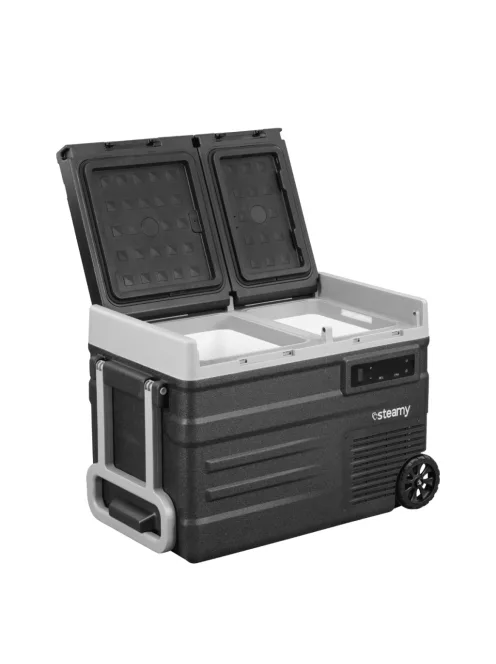 STEAMY-E Dual Zone Roller 45 Gurulós Elektromos Hűtőláda 45L