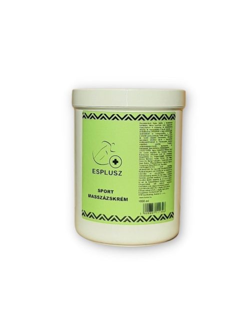 ESPLUSZ SPORT Masszázskrém 1000 ml