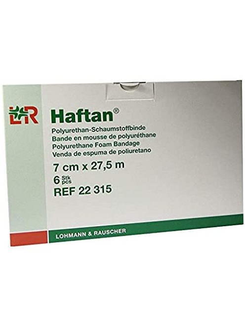 LOHMANN & RAUSCHER Haftan 7 cm x 27,5 m habosított pólya (underwrap) 6db/doboz