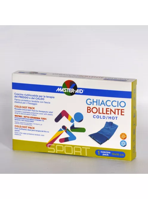 MASTER-AID Sport Ghiaccio Cold/Hot Borogatás, Hideg-meleg gélpárna, 10 cm x 16 cm, huzattal