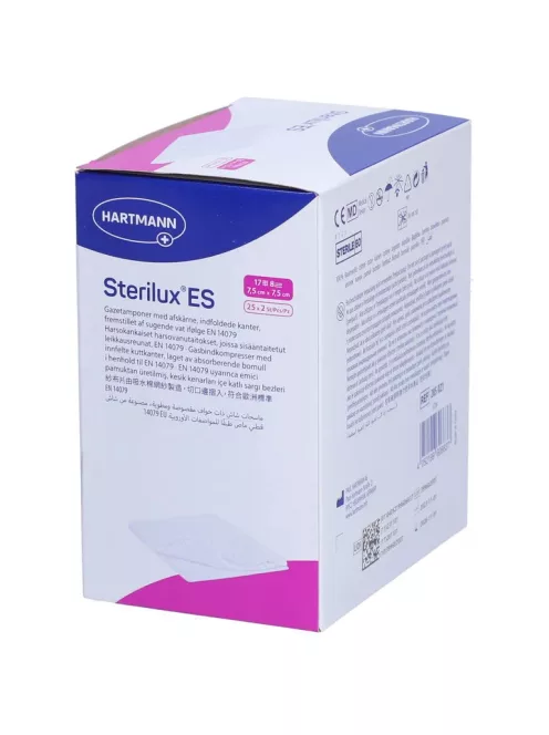 HARTMANN ES-Kompressen 8 rétegű, 7,5x7,5 cm (75x2 db)