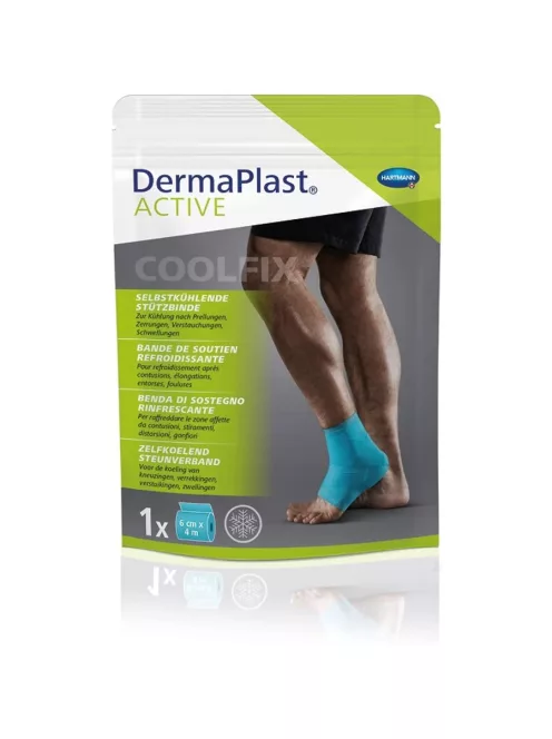 HARTMANN DermaPlast ACTIVE COOLFIX hűsítő pólya 6 cm x 4 m
