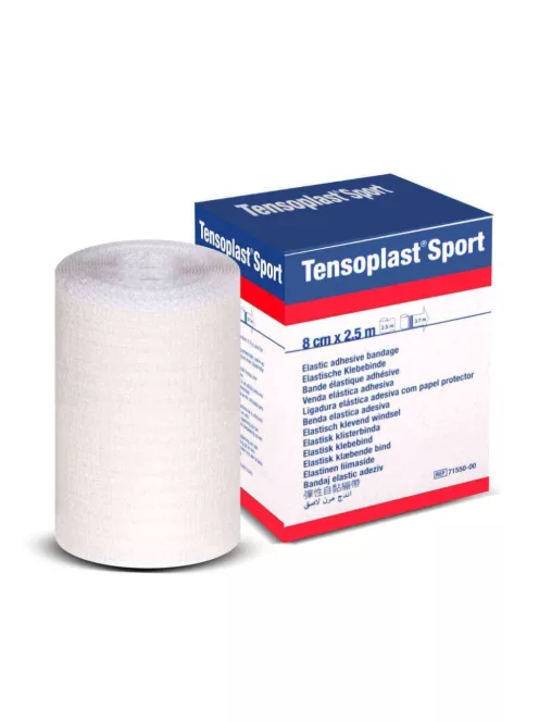 BSN MEDICAL Tensoplast Sport elasztikus öntapadó pólya 8 cm x 2,5 m (tapadókötés)