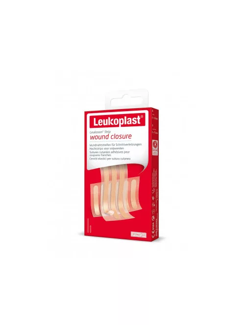 BSN MEDICAL Leukoplast Steril Leukosan Strip Sebzáró Csík (9 db, 2 méret)