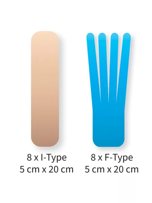 ACUTOP Classic Precut Kineziológiai Tapasz Talpra (Előre Vágott 8 adagos csomag)