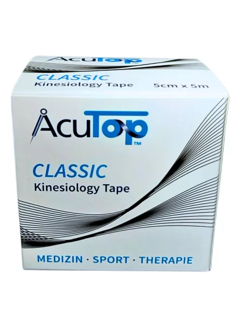 ACUTOP Classic Kineziológiai Tapasz 5 cm x 5 m Fekete