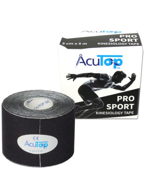 ACUTOP Pro Sport Kineziológiai Tapasz 5 cm x 5 m Fekete