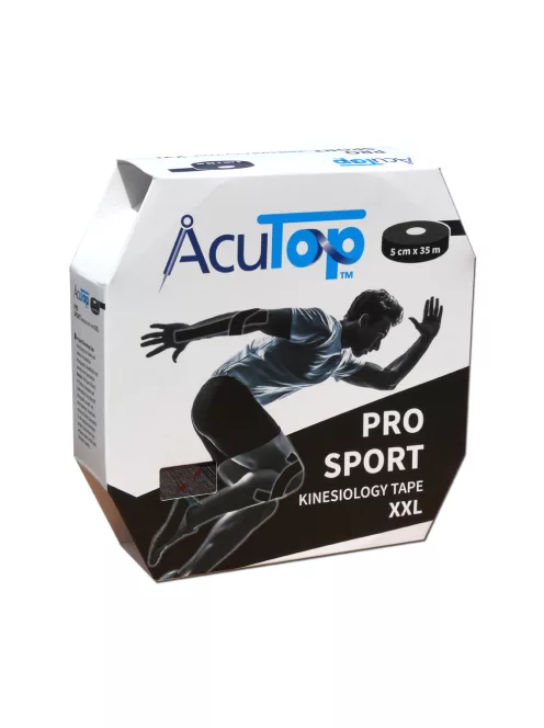 ACUTOP Pro Sport XXL Kineziológiai Tapasz 5 cm x 35 m Fekete