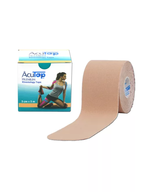 ACUTOP Premium Kineziológiai Tapasz 5 cm x 5 m Bézs