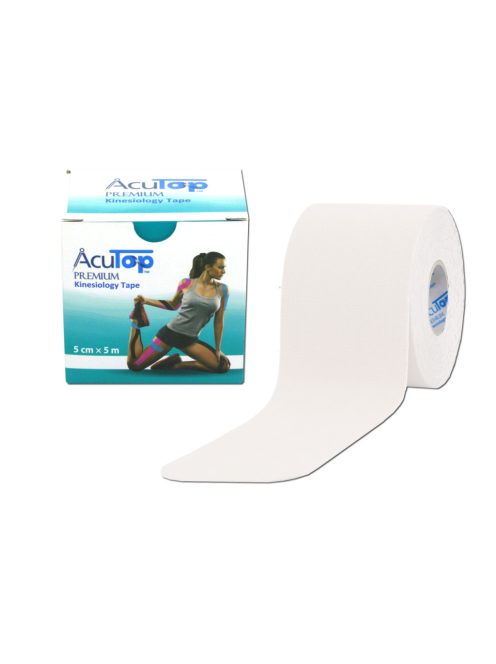 ACUTOP Premium Kineziológiai Tapasz 5 cm x 5 m Fehér