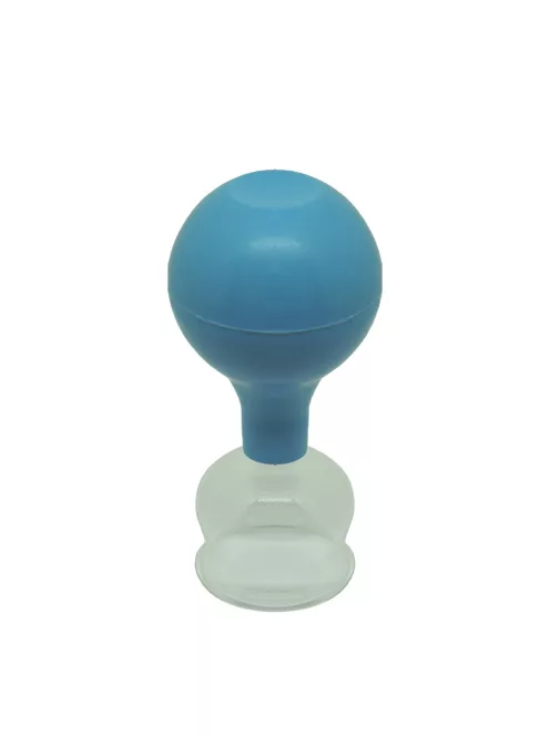 ÜVEGKÖPÖLY Gumilabda-pumpával 3,2 cm