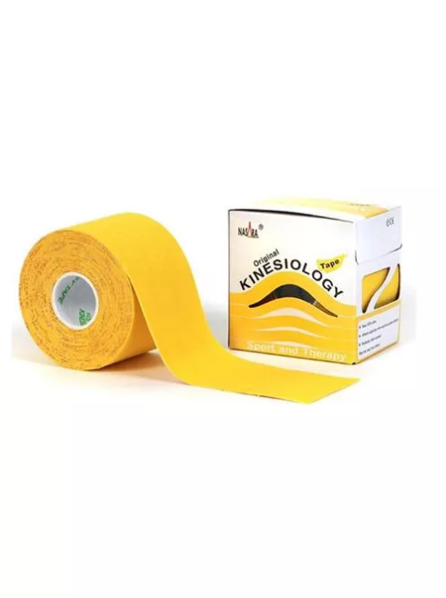 NASARA Kineziológiai Tapasz 5 cm x 5 m Sárga